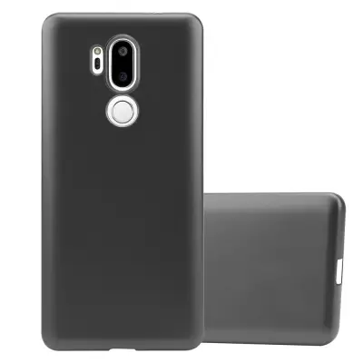 Cadorabo Case, združljiv z LG v kovinsko sivi - zaščitni pokrov, narejen iz fleksibilnega silikona TPU