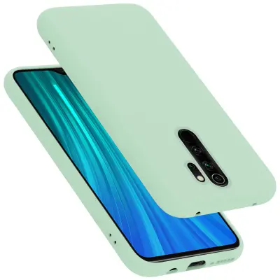 CADORABO Ohišje, združljiv s Xiaomi v tekoči svetlo zeleni barvi - zaščitni pokrov iz fleksibilnega silikona TPU