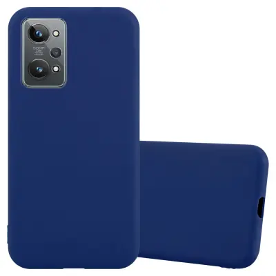 Cadorabo Case, združljiv z Realme v Candy Tarmno Blue - zaščitna prevleka iz fleksibilnega silikona TPU