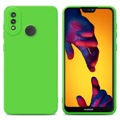 Cadorabo Case, združljiv s Huawei v Fluid Green - zaščitni pokrov, narejen iz fleksibilnega silikona TPU