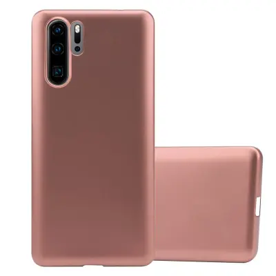 CADORABO primera, združljiv s Huawei v kovinski rosă ‰ Gold - zaščitni pokrov, narejen iz fleksibilnega silikona TPU
