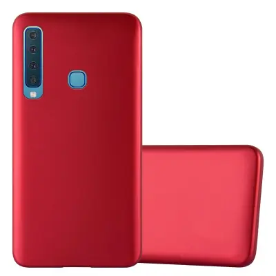 CADORABO Ohišje, združljiv s Samsungom v kovinsko rdeči - zaščitni pokrov, narejen iz fleksibilnega silikona TPU