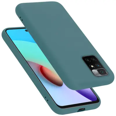 CADORABO Ohišje, združljiv s Xiaomi v tekoči zeleni barvi - zaščitni pokrov iz fleksibilnega silikona TPU