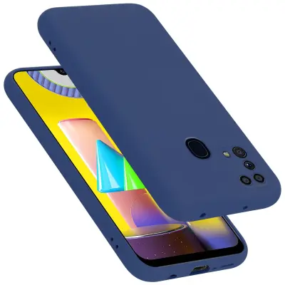 Cadorabo Case, združljiv s Samsungom v tekoči modro - zaščitni pokrov, narejen iz fleksibilnega silikona TPU