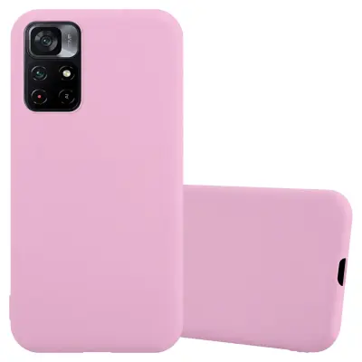 Cadorabo Case, združljiv s Xiaomi v Candy Pink - zaščitni pokrov iz fleksibilnega silikona TPU
