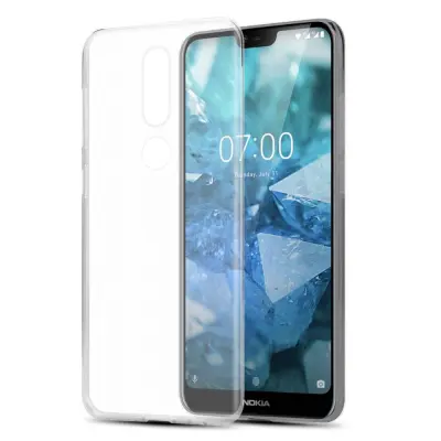 Cadorabo Case, združljiv z Nokia v popolnoma prozorni - zaščitni pokrov, narejen iz fleksibilnega silikona TPU
