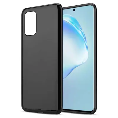 CADORABO Ohišje, združljiv s Samsungom v črni barvi, narejen iz fleksibilnega silikona TPU
