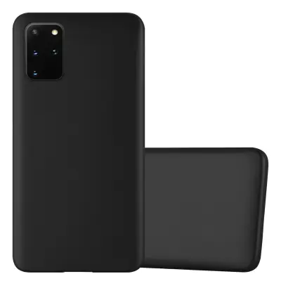 Cadorabo Case, združljiv s Samsungom v kovinski črni barvi - zaščitni pokrov iz fleksibilnega silikona TPU
