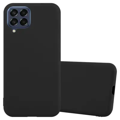 CADORABO Ohišje, združljiv s Samsungom v Candy Black - Zaščitni pokrov, narejen iz fleksibilnega silikona TPU