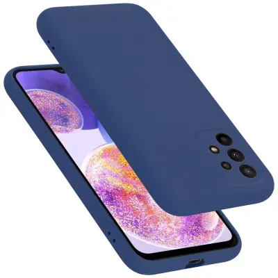 Cadorabo Case, združljiv s Samsungom v tekoči modro - zaščitni pokrov, narejen iz fleksibilnega silikona TPU