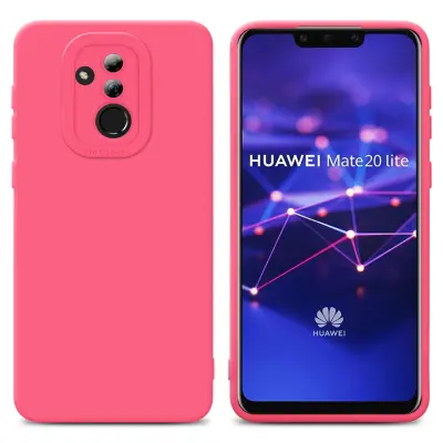 Cadorabo Case, združljiv s Huawei v tekočini rdeči barvi - zaščitni pokrov iz fleksibilnega silikona TPU
