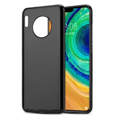 Cadorabo Case, združljiv s Huawei v črni barvi - zaščitni pokrov iz fleksibilnega silikona TPU