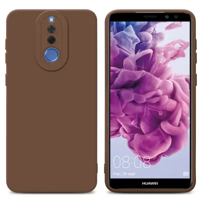 Cadorabo Case, združljiv s Huawei v tekočinski rjavi barvi - zaščitni pokrov iz fleksibilnega silikona TPU