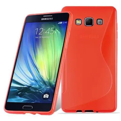 Cadorabo Case, združljiv s Samsungom v Candy Apple Red - Zaščitni pokrov iz fleksibilnega silikona TPU