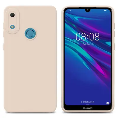 Cadorabo Case, združljiv s Huawei v Fluid Cream - Zaščitni pokrov iz fleksibilnega silikona TPU