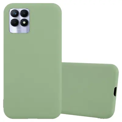 Cadorabo Case, združljiv z Realme v Candy Pastel Green - Zaščitni pokrov iz fleksibilnega silikona TPU