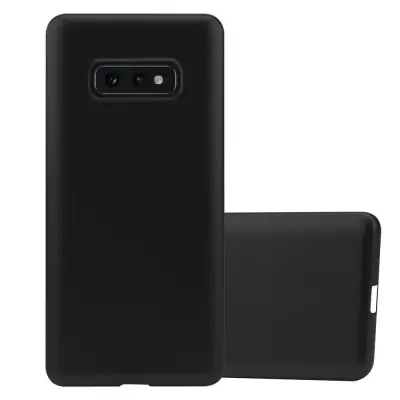 Cadorabo Case, združljiv s Samsungom v kovinski črni barvi - zaščitni pokrov iz fleksibilnega silikona TPU