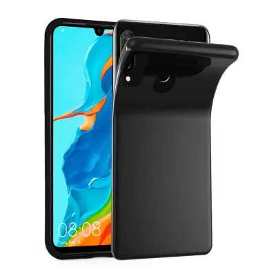 Cadorabo Case, združljiv s Huawei v črni barvi - zaščitni pokrov iz fleksibilnega silikona TPU