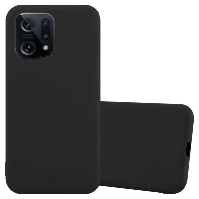 Cadorabo Case, združljiv z OPPO v Candy Black - Zaščitni pokrov iz fleksibilnega silikona TPU