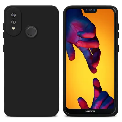 Cadorabo Case, združljiv s Huawei v Fluid Black - zaščitni pokrov, narejen iz fleksibilnega silikona TPU