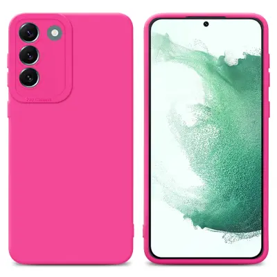 Cadorabo Case, združljiv s Samsungom v Fluid Hotpink - zaščitni pokrov iz fleksibilnega silikona TPU