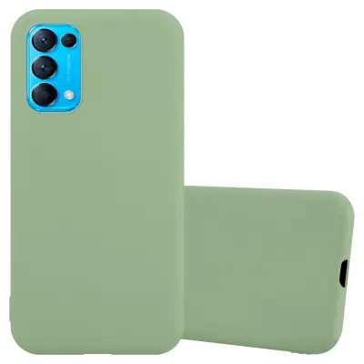 Cadorabo Case, združljiv z OPPO v Candy Pastel Green - Zaščitni pokrov iz fleksibilnega silikona TPU