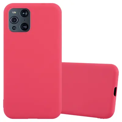 Cadorabo Case, združljiv z OPPO v Candy Red - Zaščitni pokrov iz fleksibilnega silikona TPU