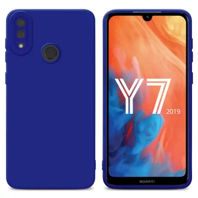 Cadorabo Case, združljiv s Huawei v Fluid Blue - zaščitni pokrov, narejen iz fleksibilnega silikona TPU