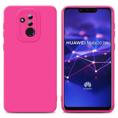 Cadorabo Case, združljiv s Huawei v Fluid Hotpink - zaščitni pokrov iz fleksibilnega silikona TPU