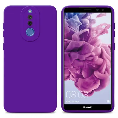 Cadorabo Case, združljiv s Huawei v tekoči temno vijolični barvi - zaščitni pokrov iz fleksibilnega silikona TPU