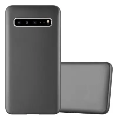 Cadorabo Case, združljiv s Samsungom v kovinsko sivi - zaščitni pokrov iz fleksibilnega silikona TPU