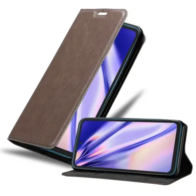 CADORABO Ohišje, združljiv z Nokia v kavni rjavi barvi - zaščitni pokrov z magnetnim zapiranjem, stoječo funkcijo in režo za kartico