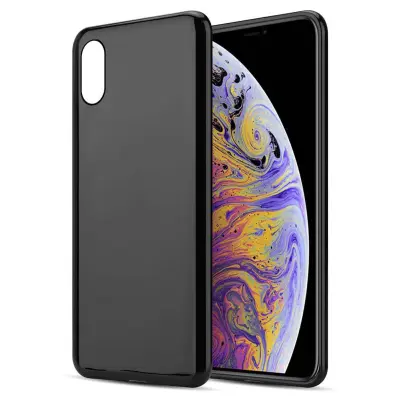 CADORABO Ohišje, združljiv z Apple v črni barvi - zaščitni pokrov iz fleksibilnega silikona TPU