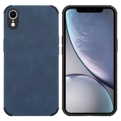 Cadorabo Case, združljiv z Apple v Sapphire Blue - Zaščitni pokrov iz silikona TPU z plemenito umetno semiša