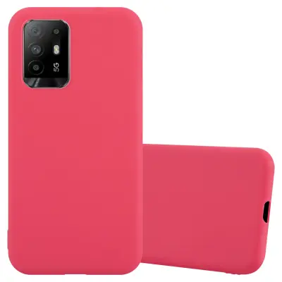 Cadorabo Case, združljiv z OPPO v Candy Red - Zaščitni pokrov iz fleksibilnega silikona TPU