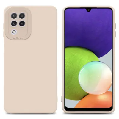 Cadorabo Case, združljiv s Samsungom v Fluid Cream - zaščitni pokrov iz fleksibilnega silikona TPU