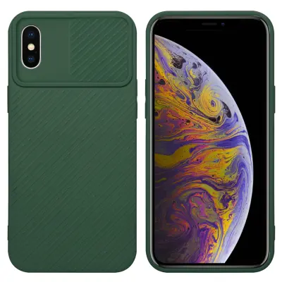 CADORABO Ohišje, združljiv z Apple v Bonbon Green - Zaščitni pokrov iz fleksibilnega silikona TPU in z zaščito pred kamero