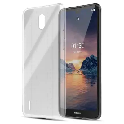 Cadorabo Case, združljiv z Nokia v popolnoma prozorni - zaščitni pokrov, narejen iz fleksibilnega silikona TPU