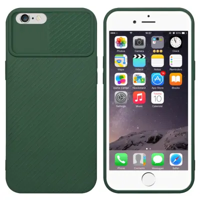 CADORABO Ohišje, združljiv z Apple v Bonbon Green - Zaščitni pokrov iz fleksibilnega silikona TPU in z zaščito pred kamero