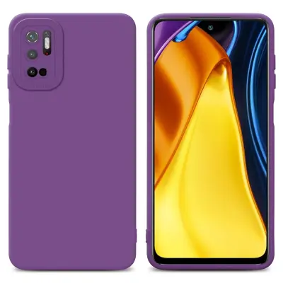 Cadorabo Case, združljiv s Xiaomi v tekočini mat vijolično - zaščitni pokrov iz fleksibilnega silikona TPU