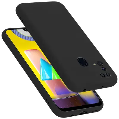 Cadorabo Case, združljiv s Samsungom v tekoči črni barvi - zaščitni pokrov iz fleksibilnega silikona TPU