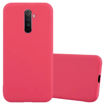 Cadorabo Case, združljiv z Realme v Candy Red - Zaščitni pokrov iz fleksibilnega silikona TPU