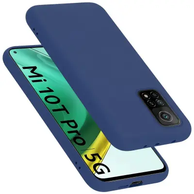 CADORABO Ohišje, združljiv s Xiaomi v tekoči modri barvi - zaščitni pokrov iz fleksibilnega silikona TPU
