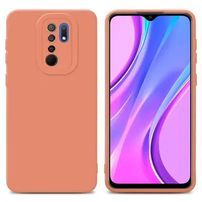 CADORABO Ohišje, združljiv s Xiaomi v tekoči svetlobo Orange - Zaščitni pokrov iz fleksibilnega silikona TPU