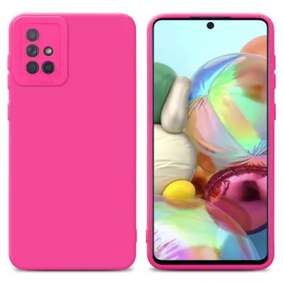 Cadorabo Case, združljiv s Samsungom v Fluid Hotpink - zaščitni pokrov iz fleksibilnega silikona TPU