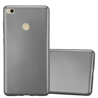 Cadorabo Case, združljiv s Xiaomi v kovinsko sivi - zaščitni pokrov iz fleksibilnega silikona TPU