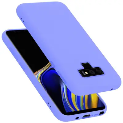 CADORABO Ohišje, združljiv s Samsungom v tekoči lahki vijolični barvi - zaščitni pokrov iz fleksibilnega silikona TPU