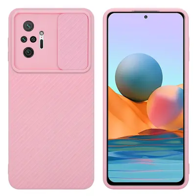 CADORABO Ohišje, združljiv z Xiaomi v Bonbon Pink - Zaščitni pokrov, narejen iz fleksibilnega silikona TPU in z zaščito pred kamero