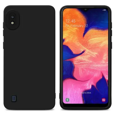 CADORABO Ohišje, združljiv s Samsungom v Fluid Black - Zaščitni pokrov, narejen iz fleksibilnega silikona TPU