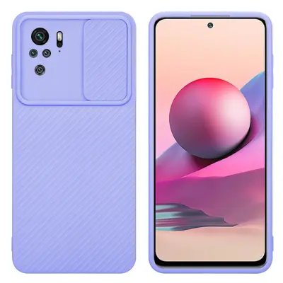 CADORABO Ohišje, združljiv z Xiaomi v Bonbon Purple - zaščitni pokrov, narejen iz fleksibilnega silikona TPU in z zaščito pred kamero